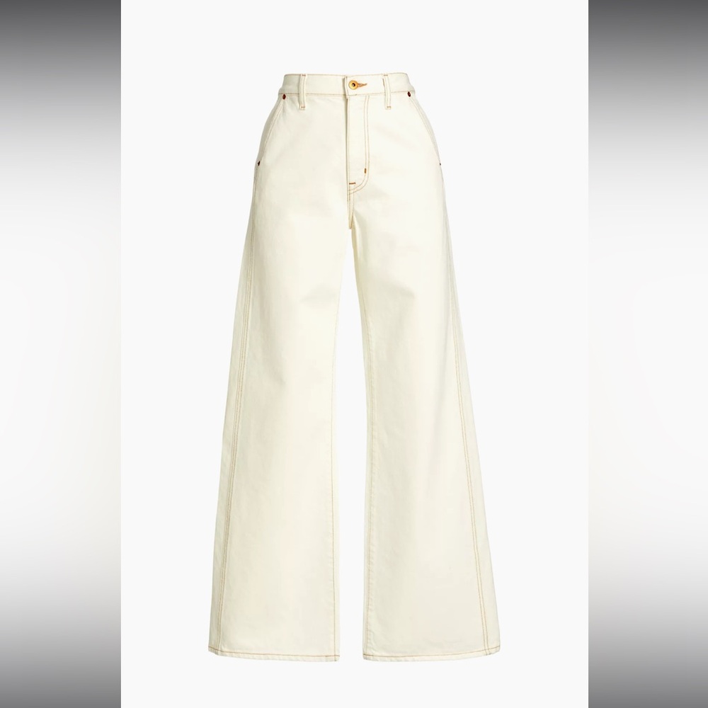Slvrlake trouser cream jeans size 27. Brand new currently retail for $275